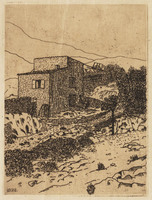 KG 09648
<br/>
Landschap met stenen huis
<br/>
<em>Bosch, Lodewijk Johannes (1894-1980)</em>